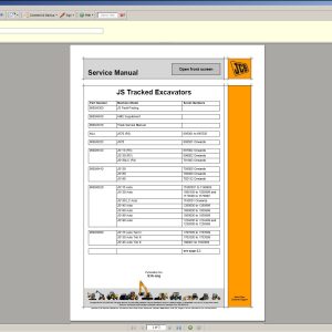 JCB Compact Serv Manuals Kg S3A Issue50 4