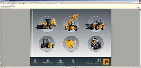 JCB Service Manuals all Models 4