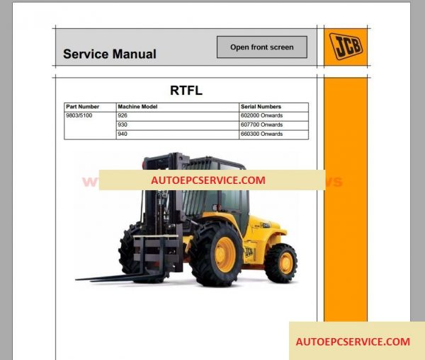 JCB Compact Serv Manuals Kg S2A Issue503