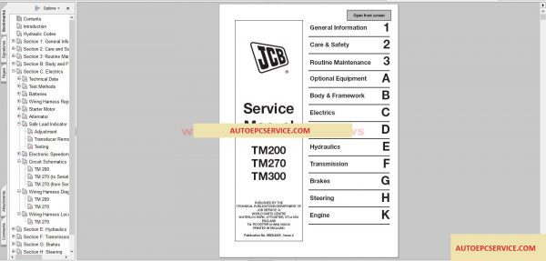 JCB Compact Serv Manuals Kg S2A Issue507