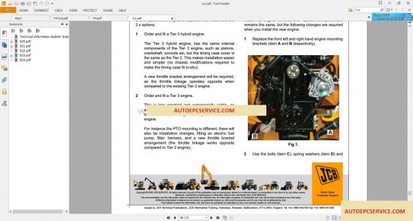 JCB Compact Serv Manuals Kg S4 Issue 504