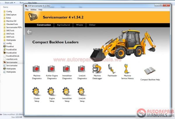 JCB ServiceMaster 4 v1542 2017 Diagnostic Full6