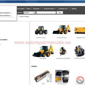 JCB Service Manual 2017 with SPP1182