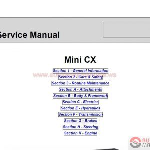 JCB Service Manual 2017 with SPP1186