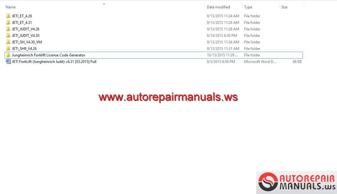 JETI ForkLift Jungheinrich Judit v431 032015 Full