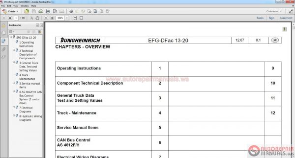 JUNGHEINRICH JETI ForkLift SH v434 072017 Full Instruction9