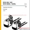 Jungheinrich Forklift Operating Instructions Parts Manual CD 20103
