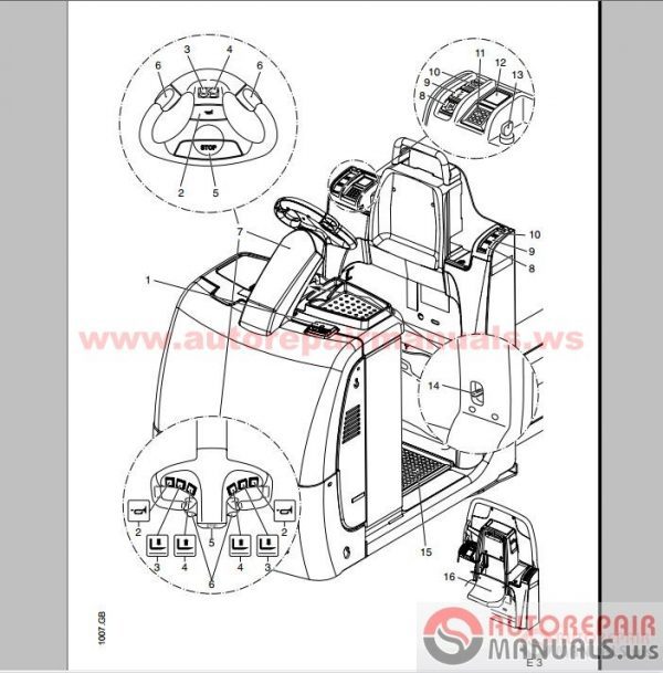 Jungheinrich Forklift Operating Instructions Parts Manual CD 20104