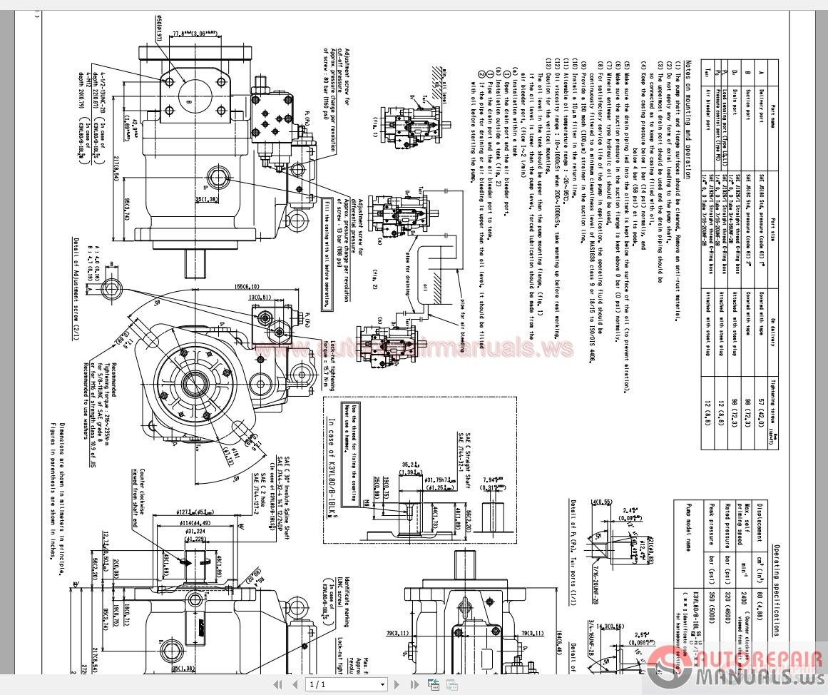 Kawasaki Hydraulic Pump Service Training