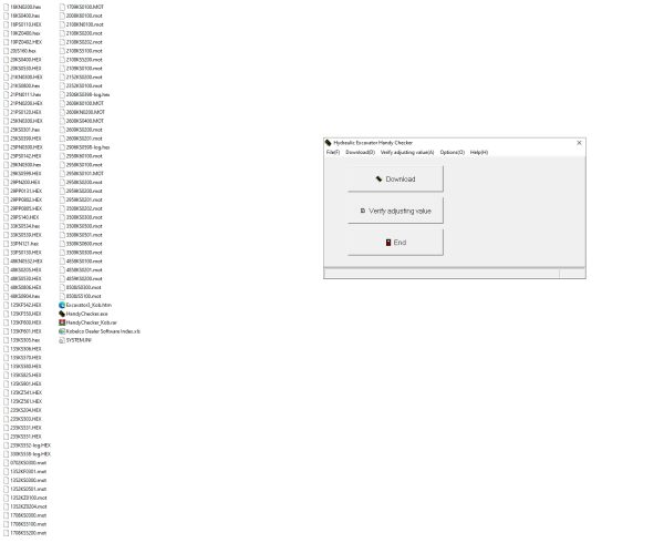 Kobelco Excavator Programming 1