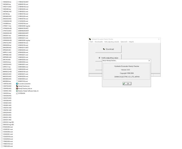 Kobelco Excavator Programming 2
