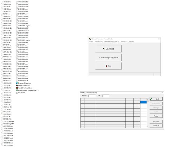 Kobelco Excavator Programming 3