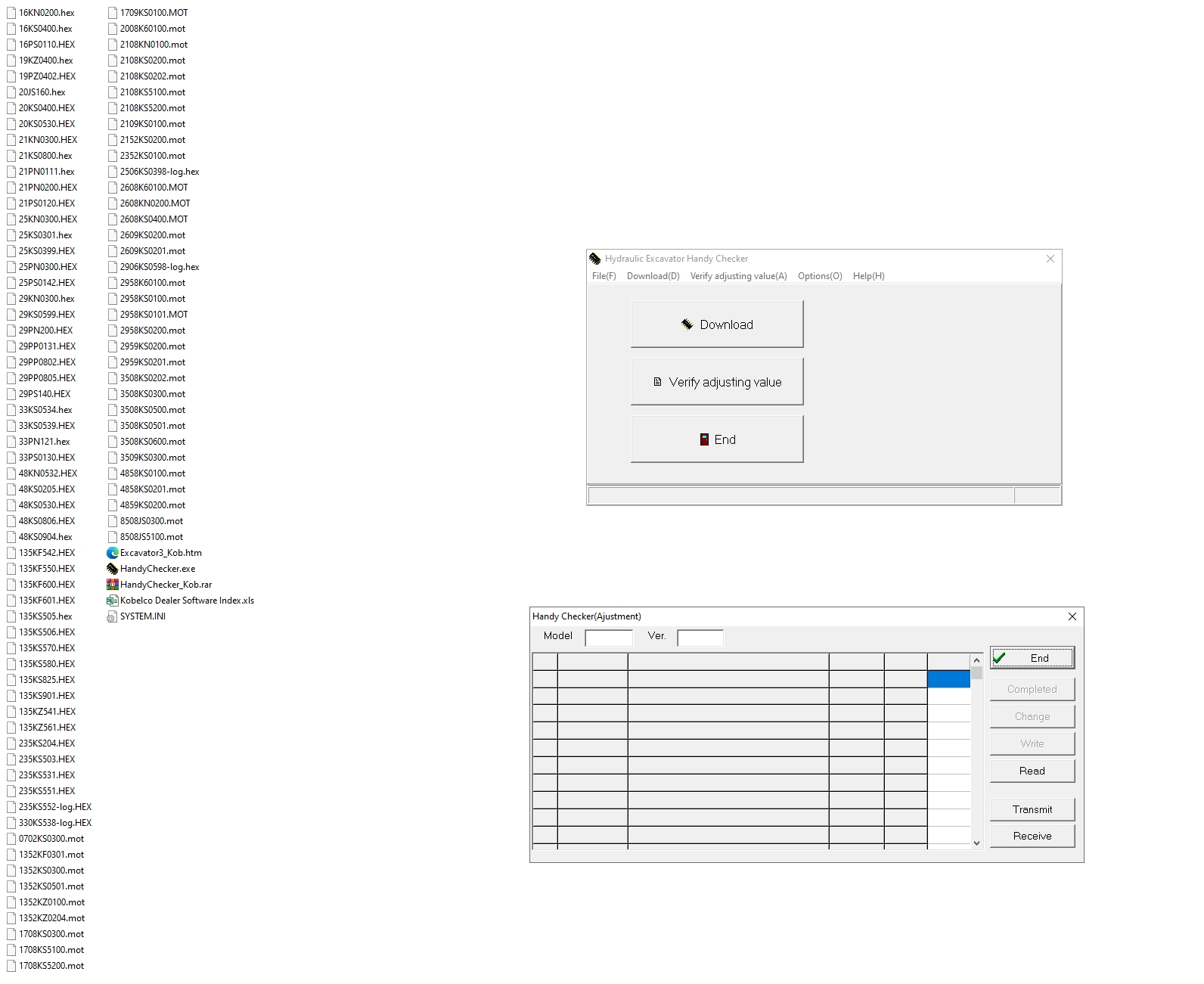 Kobelco Excavator Programming 3
