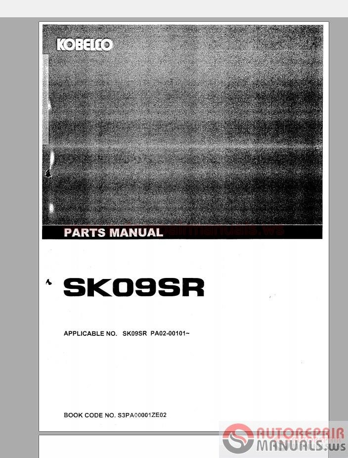 Kobelco Spare Part Catalog DVD4abB2Z