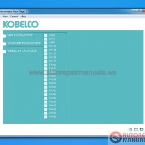 Kobelco Spare Part Catalog DVD70n2SD