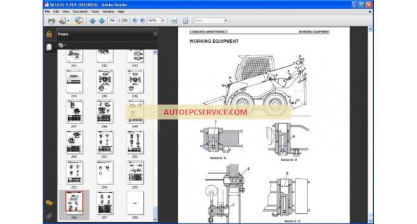 Komatsu Skid Steer Loaders Shop Manual