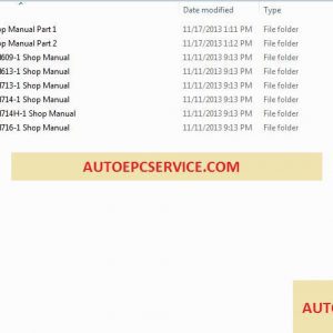 Komatsu Telescopic Handlers Shop Manual 1