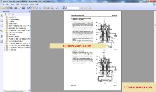 Komatsu Telescopic Handlers Shop Manual 3