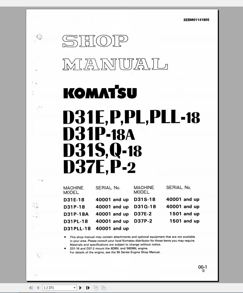 Komatsu all new version Full DVD Manual 2
