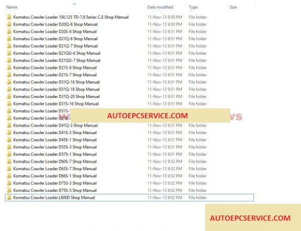 Komatsu Crawler Loader Shop Manual1