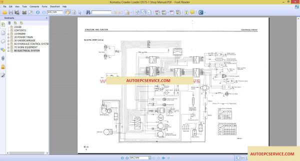 Komatsu Crawler Loader Shop Manual6