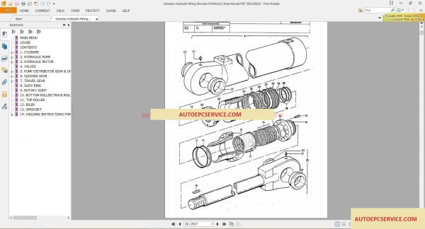 Komatsu Hydraulic Mining Shovels Shop Manual6