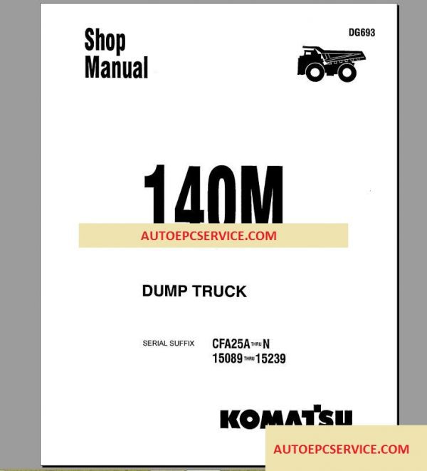 Komatsu Rigid Dump Trucks All Shop Manual2