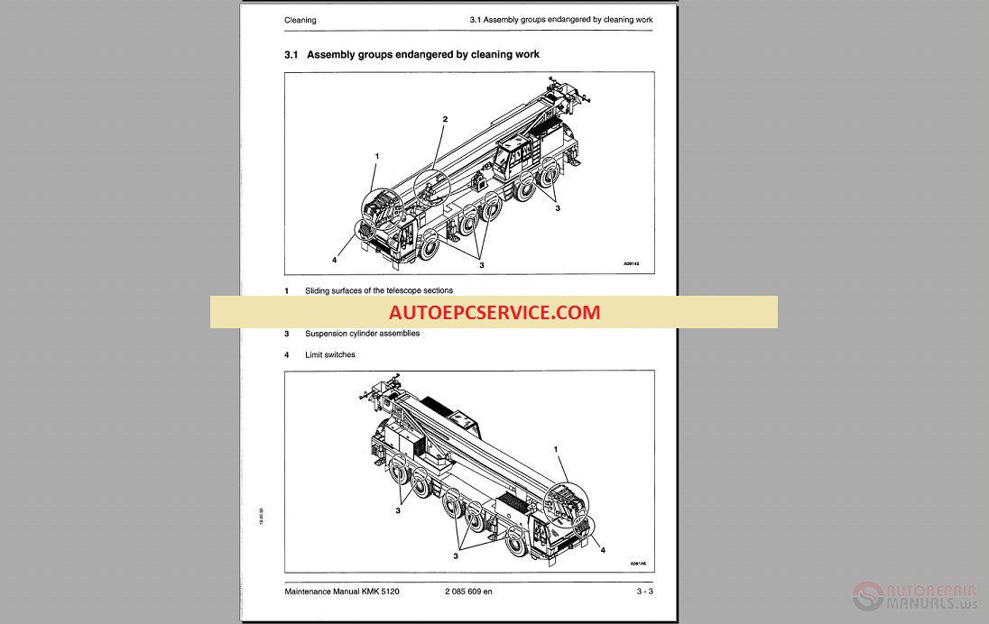 Krupp Crawler Cranes KMK Service Manual2 2