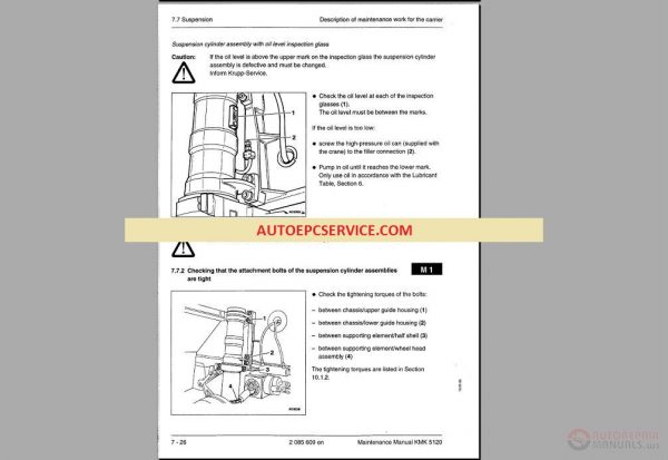 Krupp Crawler Cranes KMK Service Manual3 2