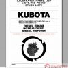 Kubota Engines Shop Manual Parts Catalog3