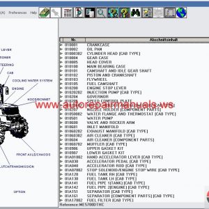 Kubota Tractors Construction Utility Vehicle Spare Parts Catalog1