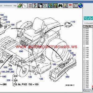 Kubota Tractors Construction Utility Vehicle Spare Parts Catalog2