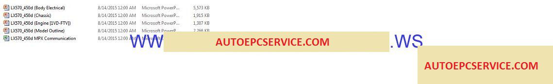 Lexus LX570 Service Training Manual 20151