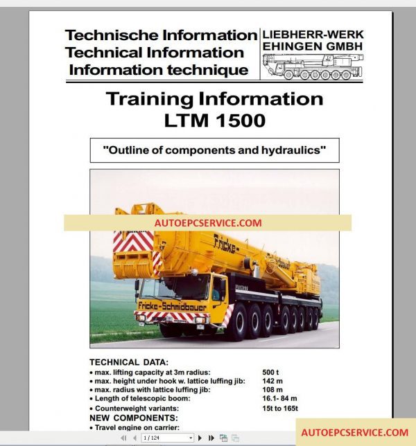 Liebheer BMkS Crane Service Manual3