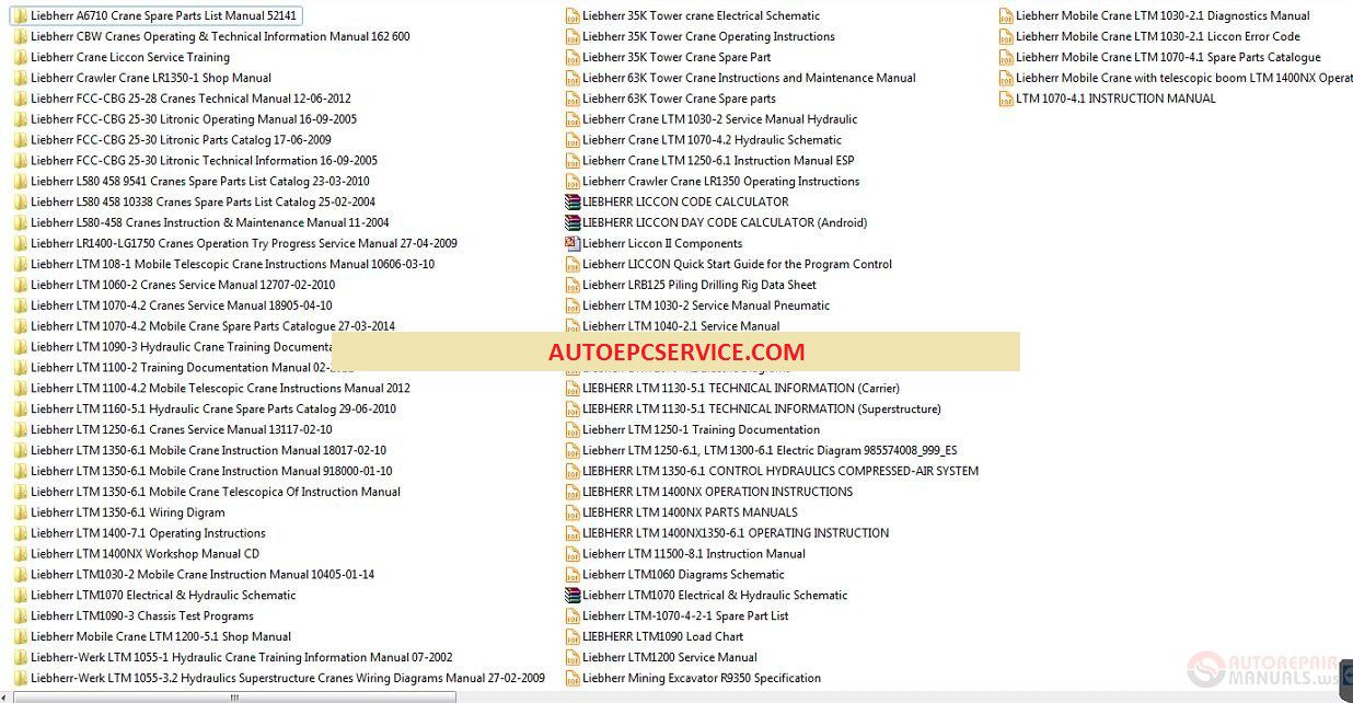 Liebherr Cranes Full Set Manual DVD1ro4bi
