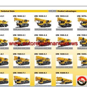 Liebherr Machine Crane Full Shop Manual DVD6