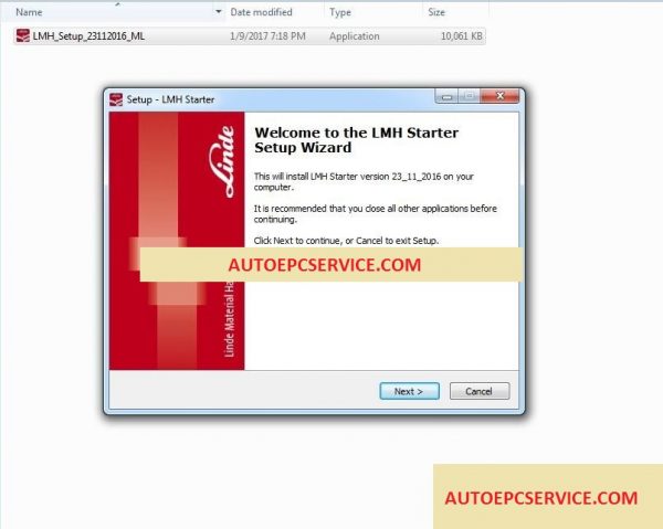 Linde LMH Starter v23 1120162 1