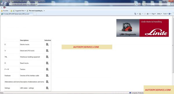 Linde LMH Starter v23 1120164 1