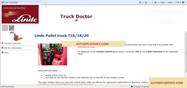 Linde Truck Doctor v20105 012016 Full Instruction6 1