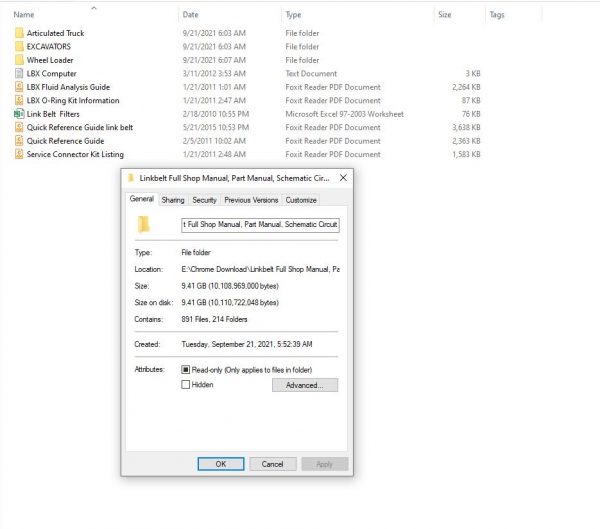 Linkbelt 941 GB DVD Full Shop Manual Part Manual Schematic Circuit 1