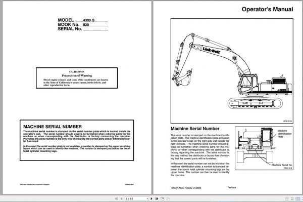 Linkbelt Excavator Full 647GB Set Manual DVD 2