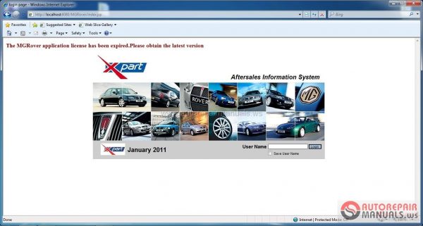 MG Rover EPC 012011 Full Instruction5