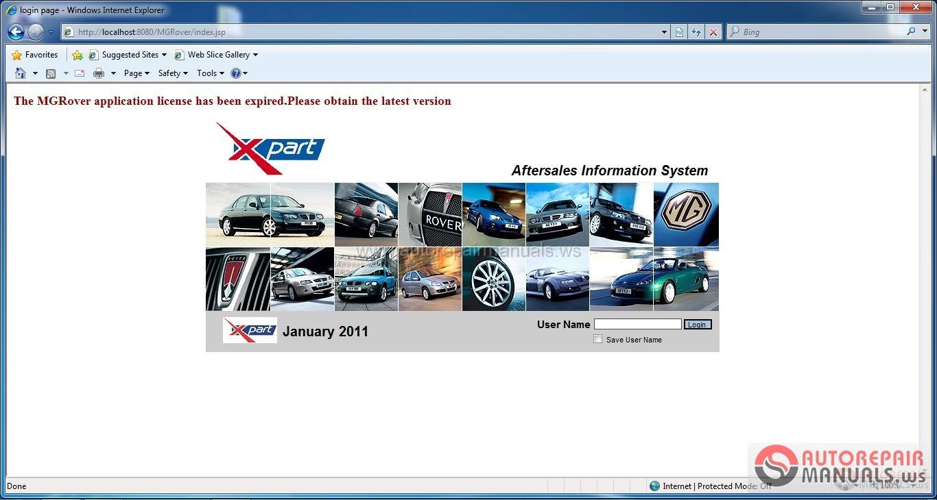 MG Rover EPC 012011 Full Instruction5