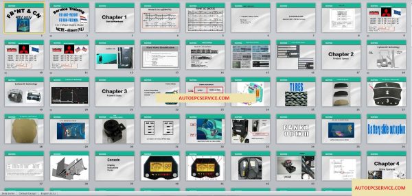 MITSUBISHI Forklift Truck Full Set Manual DVD4 1