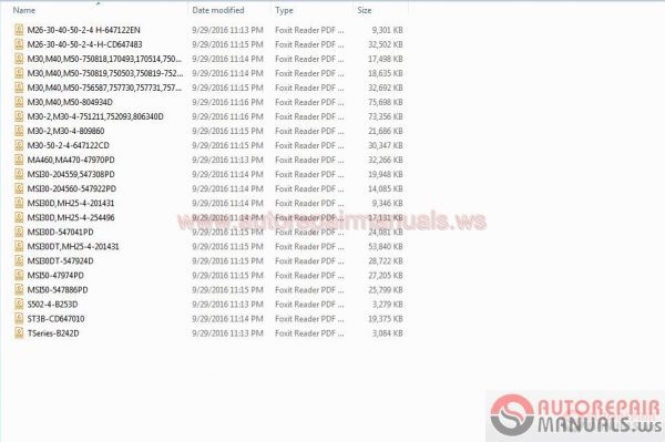 Manitou Full Set Parts Manuals Operator Manuals10