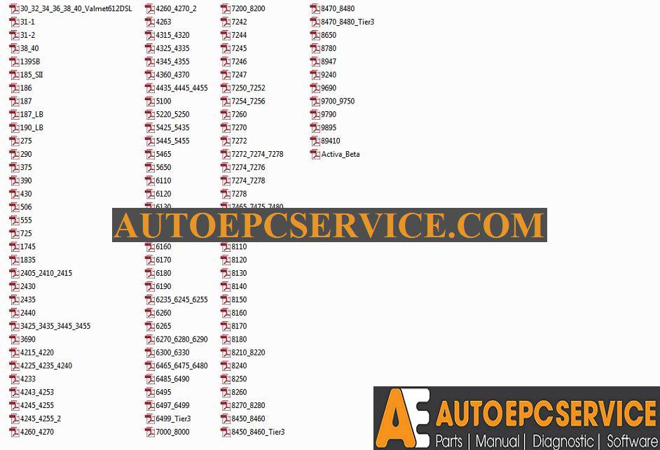 Massey Ferguson Full Set Parts Manual DVD1 1