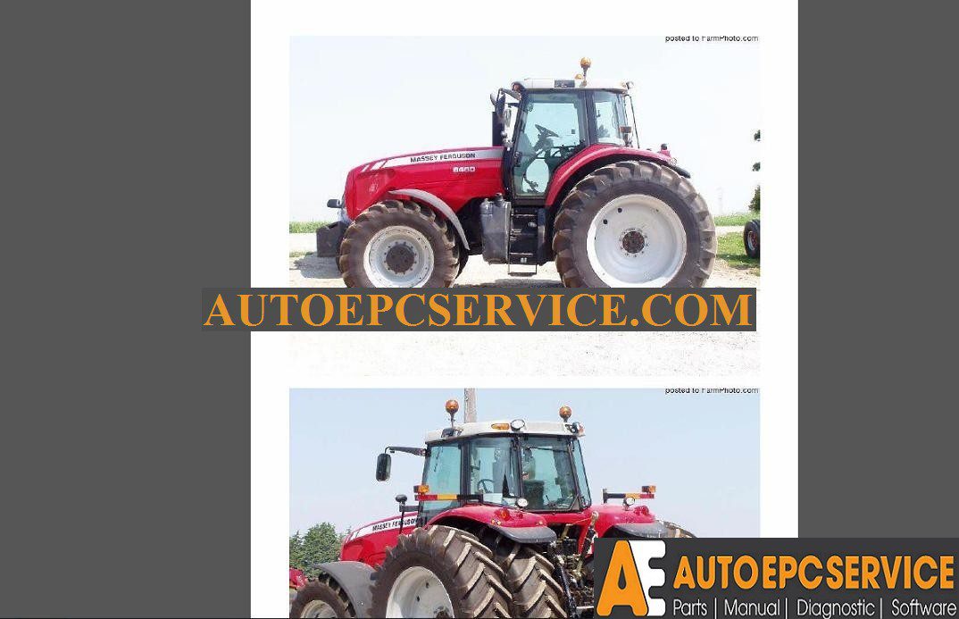 Massey Ferguson Full Set Parts Manual DVD5 1