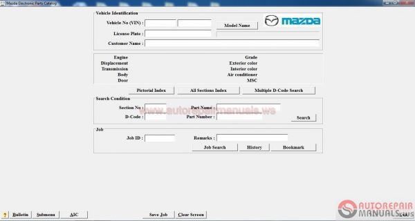 Mazda EPC II 012017 Full Instruction5