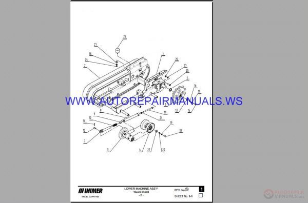 Menzi Muck AG Tracked Excavator Operating Manuals2
