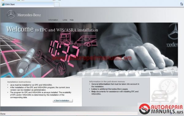 Mercedes Benz WIS ASRA NET 05.2018 FULL Instruction 1